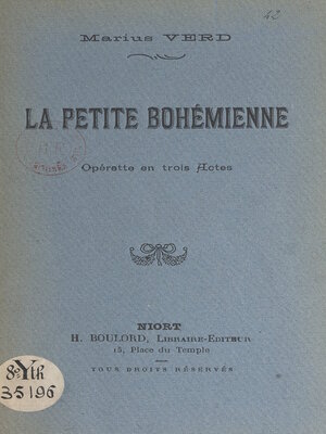 cover image of La petite bohémienne